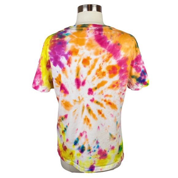 Maje Taxi Palm Tree Tie-Dye T-Shirt - Size 2 (Medium) - Picture 5 of 7